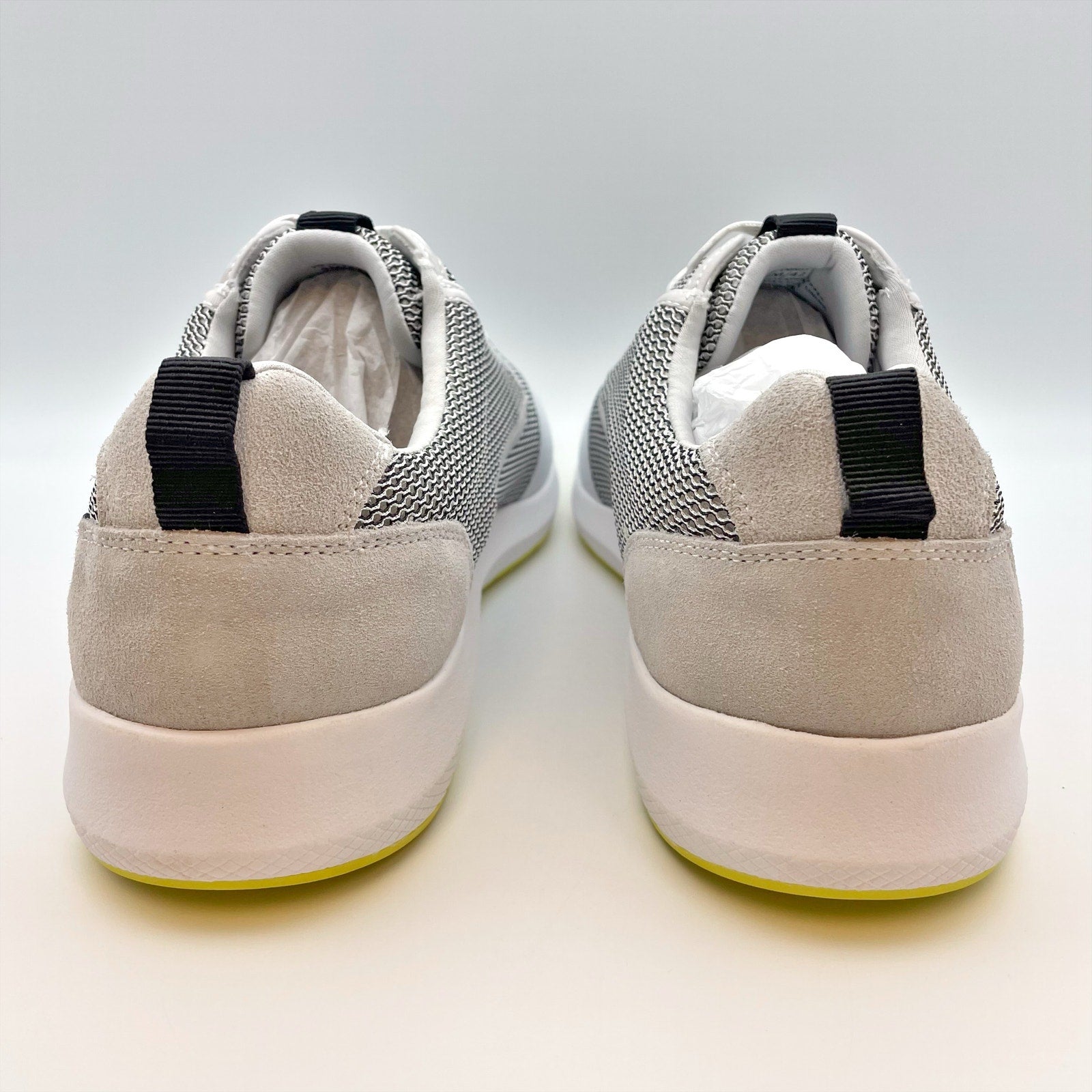 Vince Camuto Mens Emmitt Mesh Sneaker US 9 M EU 42 White Lace-Up Closure NIB