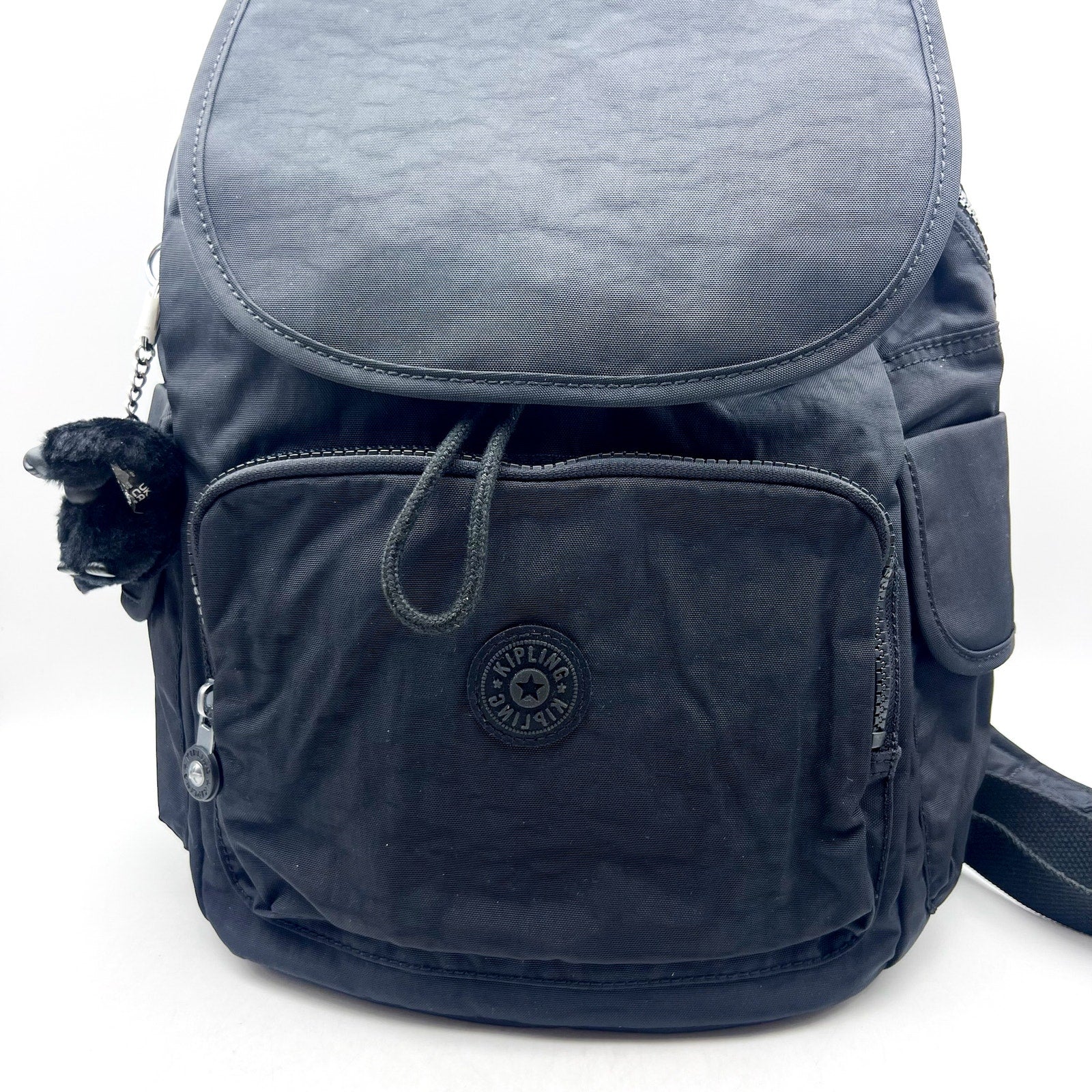 KIPLING City Pack Backpack Large Black Noir Water Resistant NWT