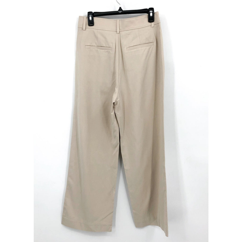 EVERLANE Women's Way High Drape Pants Size 12S Khaki 29" Inseam Sandstone NWT