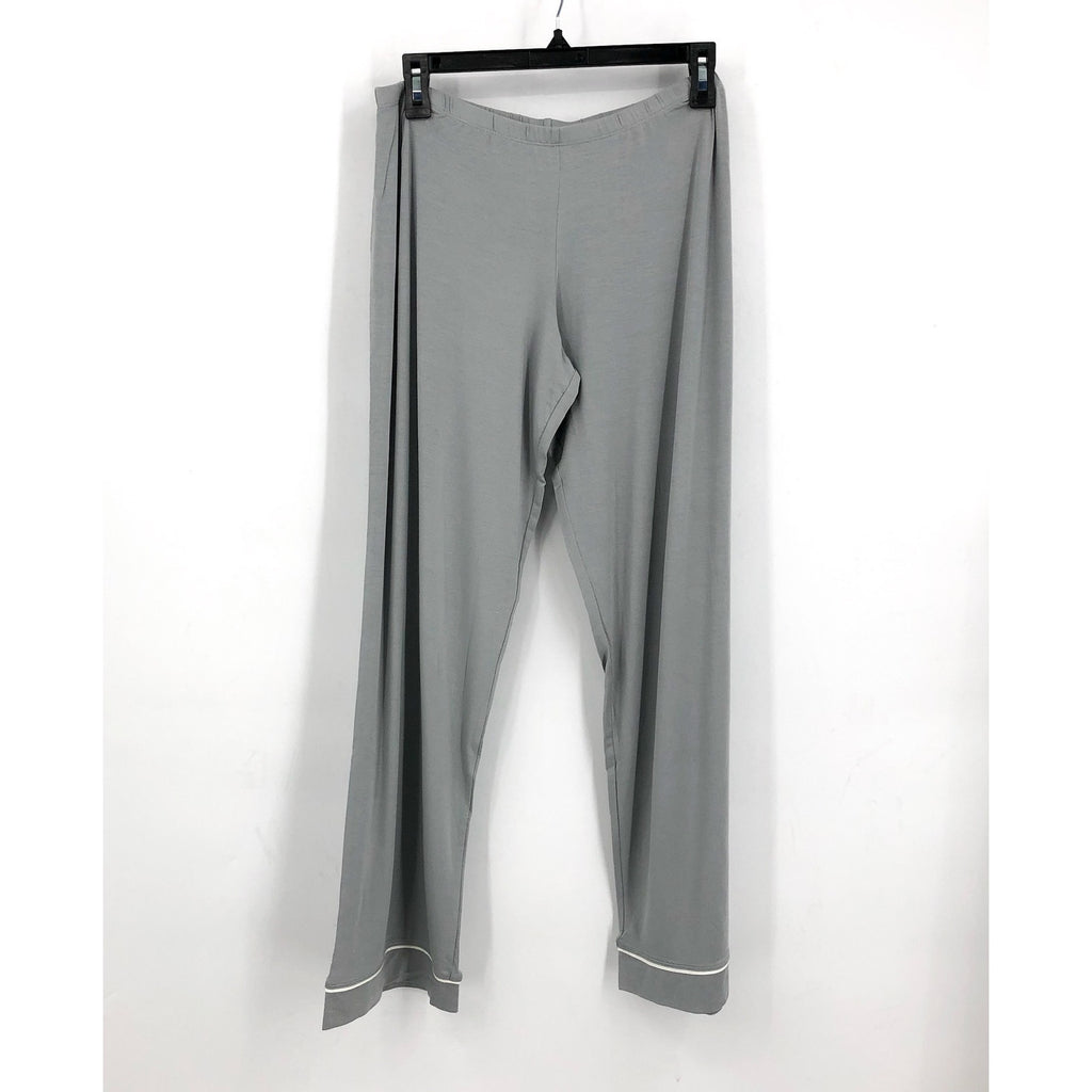 EBERJEY Women's Gisele Long Pajama Set Medium Gray Moonlight TENCEL Modal NWT