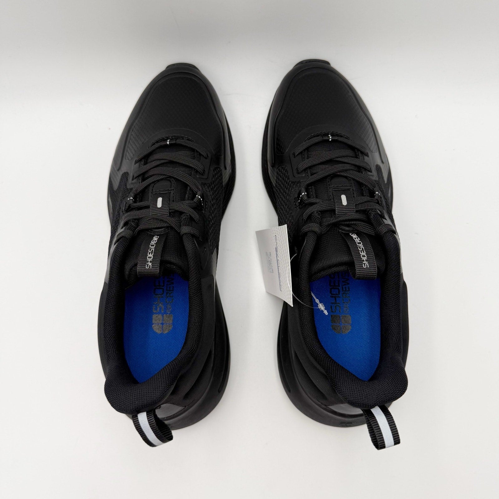 Shoes for Crews Mens Crossing Work Shoe US 7.5 Wide Black SR Water Resistant NIB