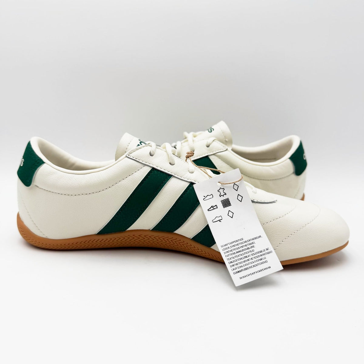 adidas Womens Grand Court Lo Casual Sneakers Size 11 EU 44 Off White Green NIB