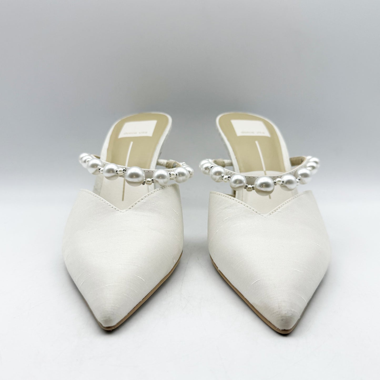 Dolce Vita Womens Kanika High Heel Pump US 7.5 M White Pointed Toe NIB