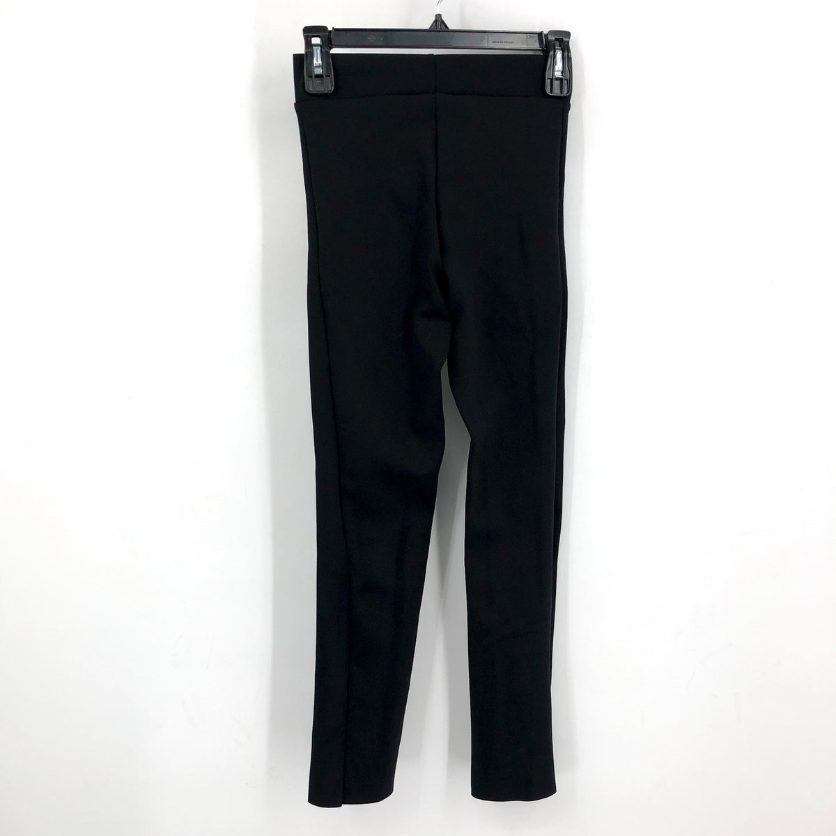 COMMANDO Women's Neoprene Split Front Pants XS Black Stretch NWT
