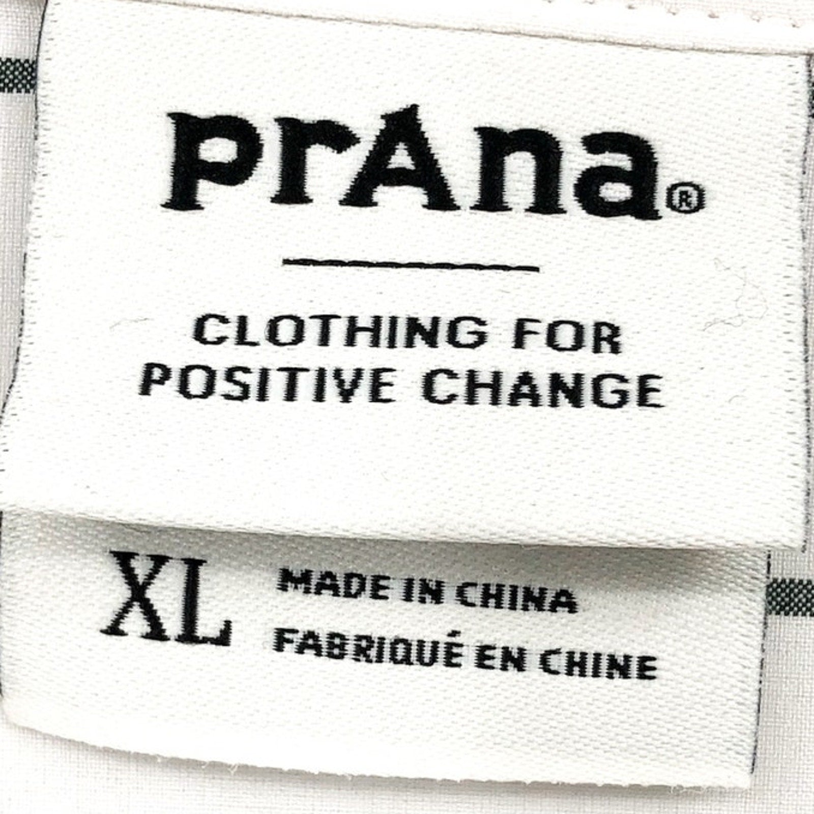 PRANA Womens Railay Tunic Top XL White Stripe Long Sleeve Button Up UPF 50+ NWT