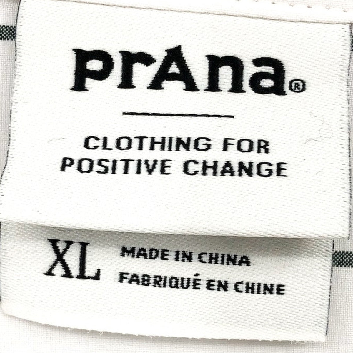 PRANA Womens Railay Tunic Top XL White Stripe Long Sleeve Button Up UPF 50+ NWT
