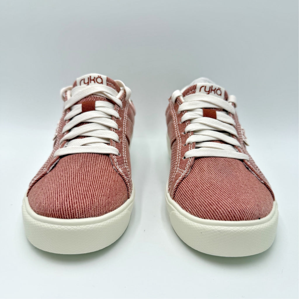 Ryka Womens Viv Classic Casual Sneakers Size 5 M EU 35 Red Clay Canvas NIB