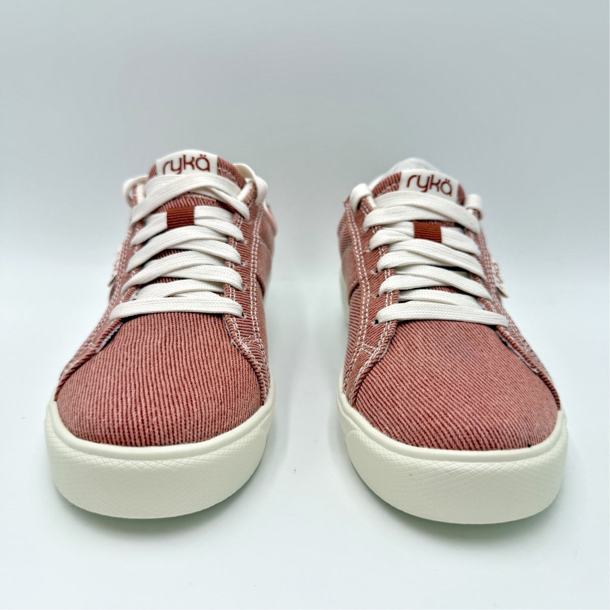 Ryka Womens Viv Classic Casual Sneakers Size 5 M EU 35 Red Clay Canvas NIB