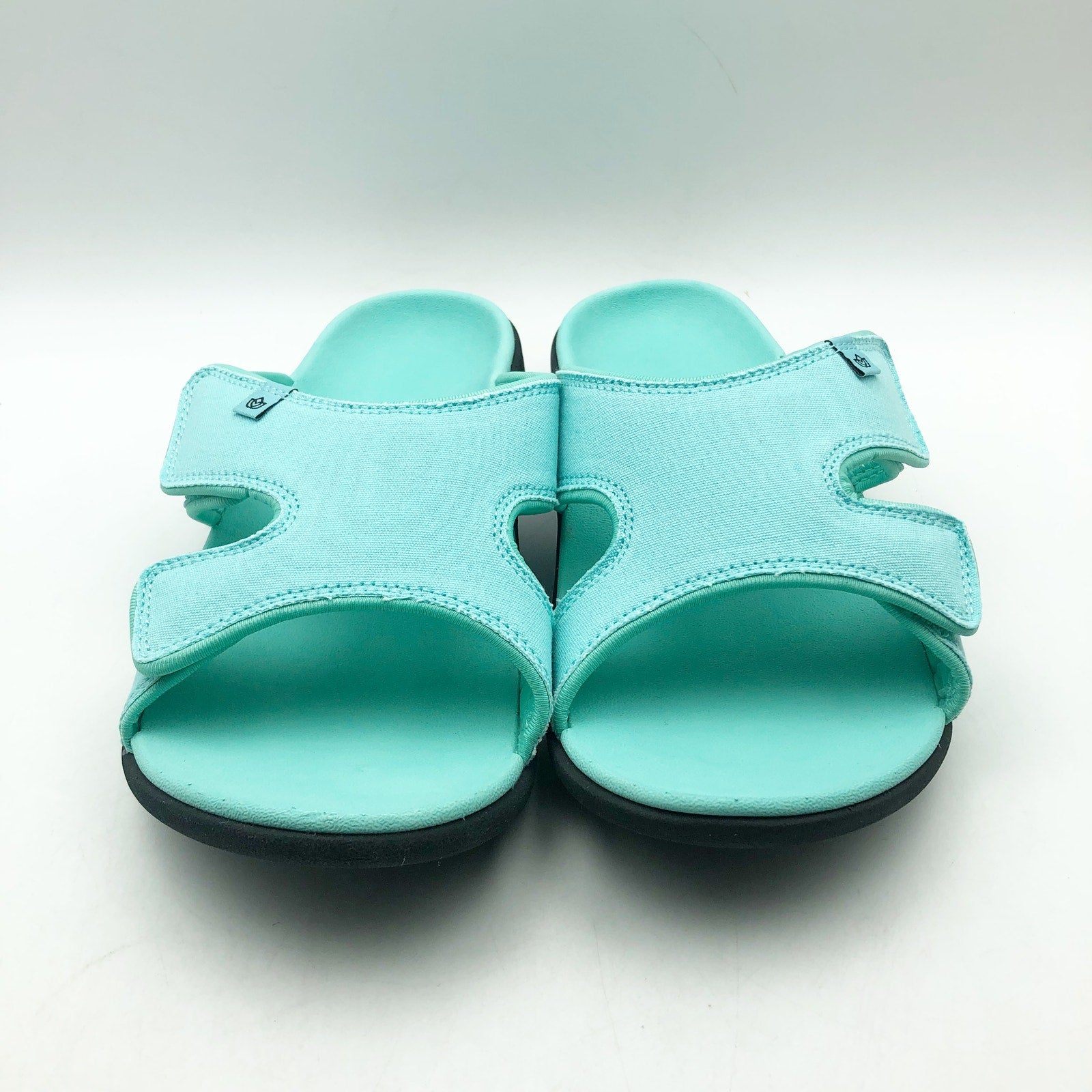 Spenco Womens Kholo Brite Sandals Size US 8B Turquoise Blue Comfort Ortho NWOB
