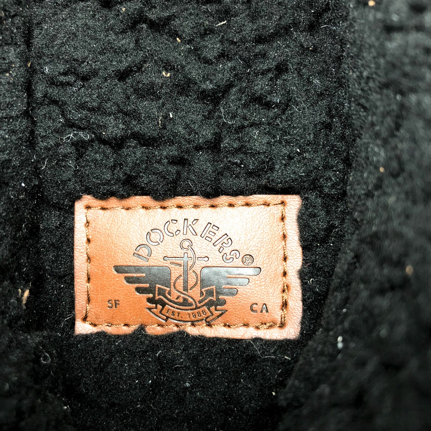 Dockers Mens Rugged Wool Slip-On Slipper Boots US 8 EU 35.5 Taupe Round Toe NIB