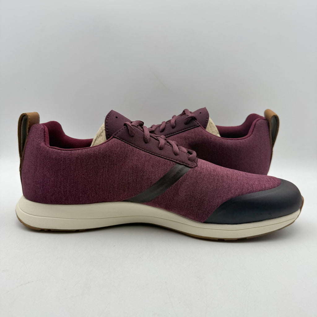 YORK Athletics Mens Henry Runner Sweatshirt Casual Sneakers Size 12 Red Knit NIB