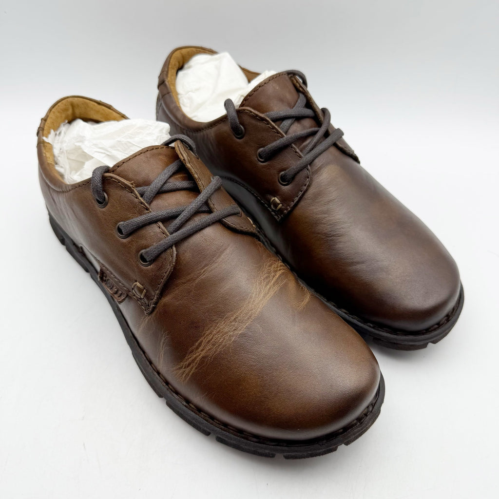 Born Mens Soledad Shoes US 9.5 M EU 42.5 Brown Leather Lace Up Casual NWOB