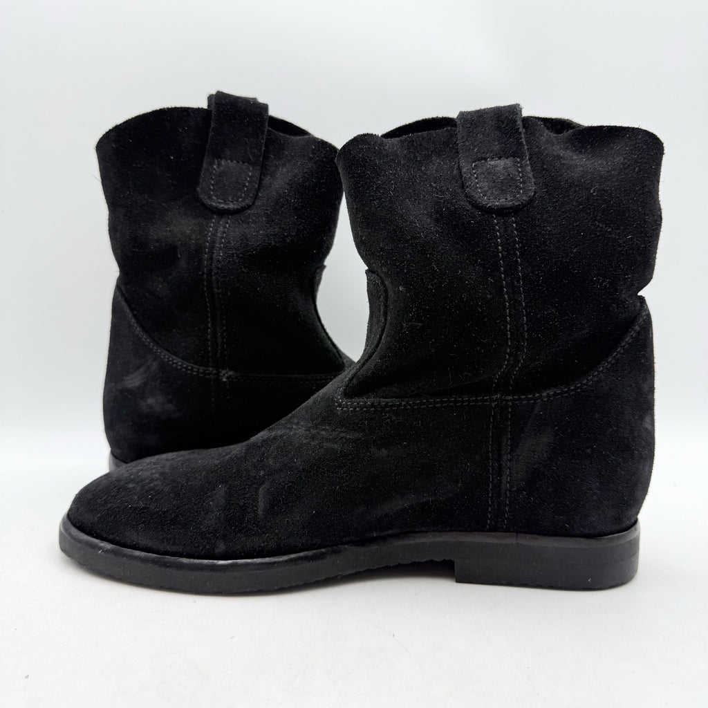 RE/DONE Womens 60s Camarguaise Ankle Boots EU 36 US 6 Black Suede NWOB