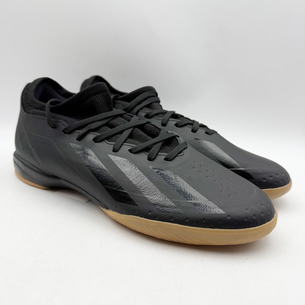 Adidas X CRAZYFAST.3 Indoor Soccer Shoes Mens 7.5 Womens 8.5 Black NWOB