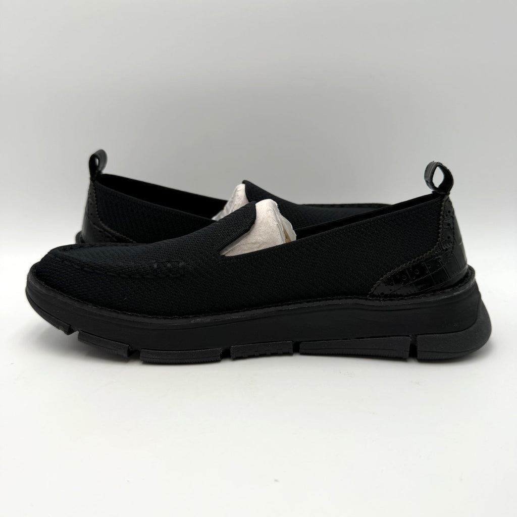 Cole Haan Womens ZeroGrand Rella Stitchlite Venetian Loafers Size 7.5 Black NIB