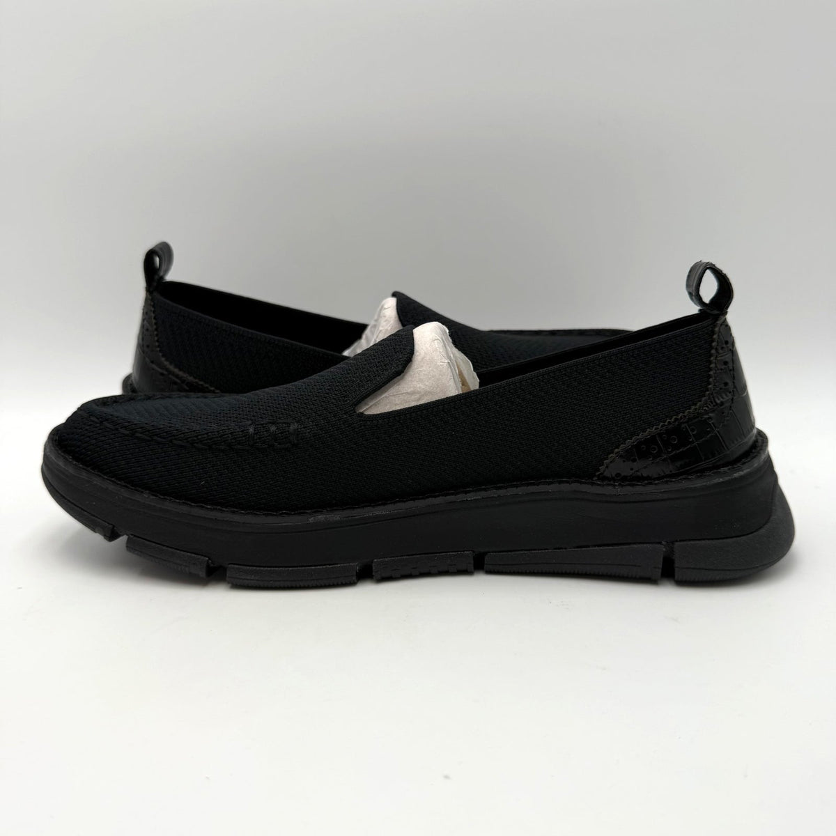 Cole Haan Womens ZeroGrand Rella Stitchlite Venetian Loafers Size 7.5 Black NIB