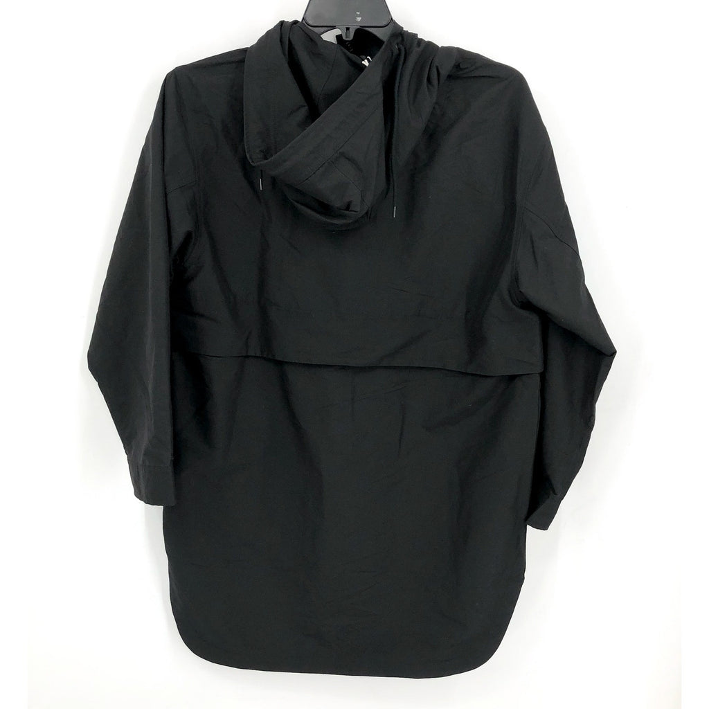 Everlane Womens ReNew Anorak Rain Coat XS Black Water-Repellent Hooded NWT