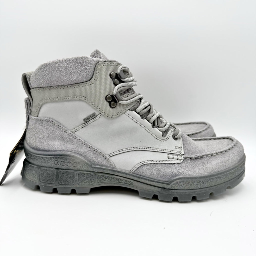 ECCO X Concepts Mens Track 25 Boots EU 44 US 10-10.5 Grey Leather Gortex NWT
