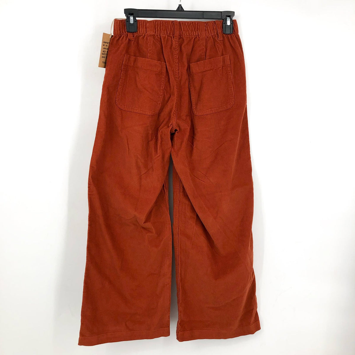TOAD&CO Women's Scouter Cord Pleated Pants XS Red Orange Cinnamon Pull-On NWT