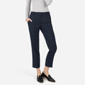 EVERLANE Women's The Italian GoWeave Crop Trouser Pants Size 10 Navy Blue NWT