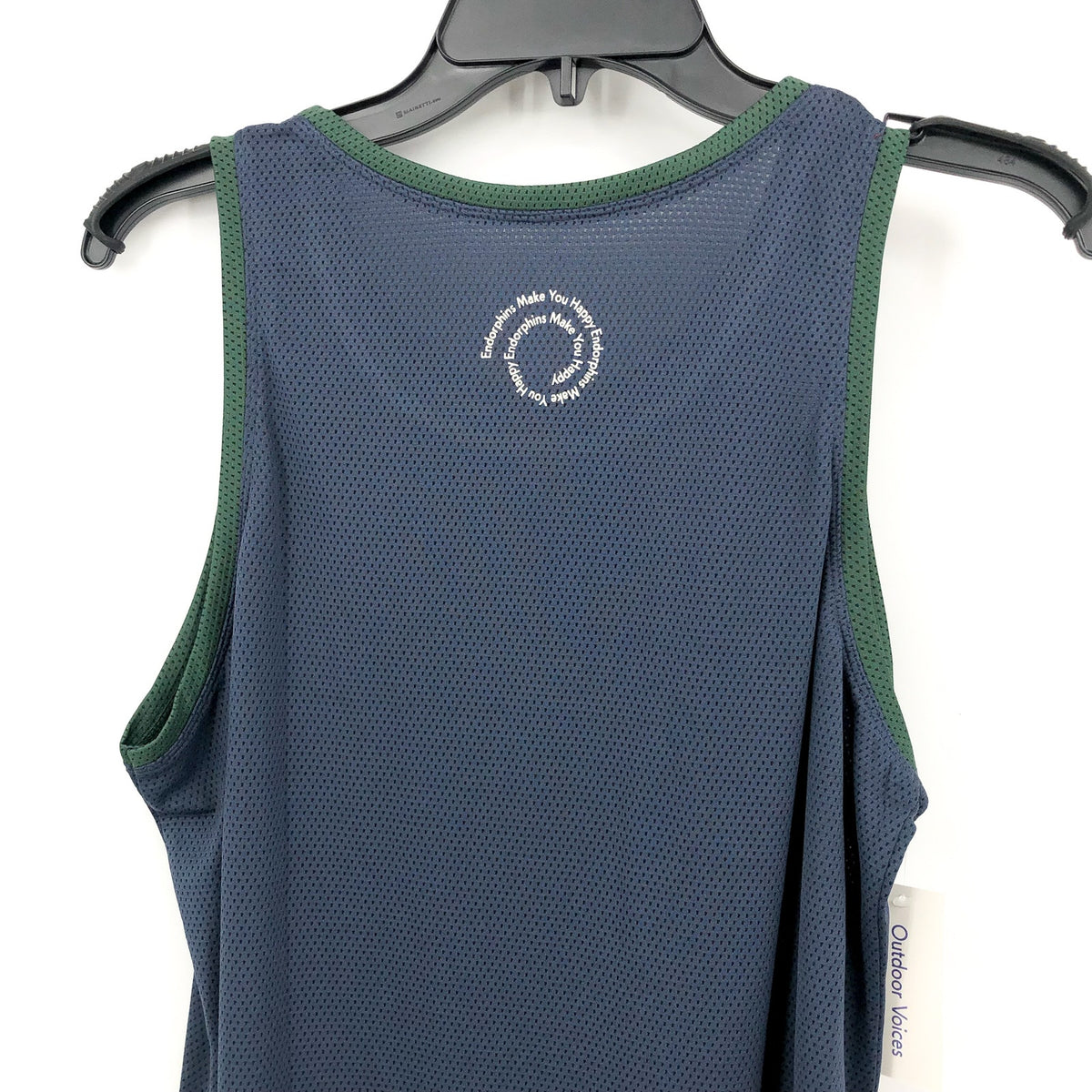 OUTDOOR VOICES Men's RecMesh Tank Top XS Blue Grey Dark Sky Sleeveless NWT