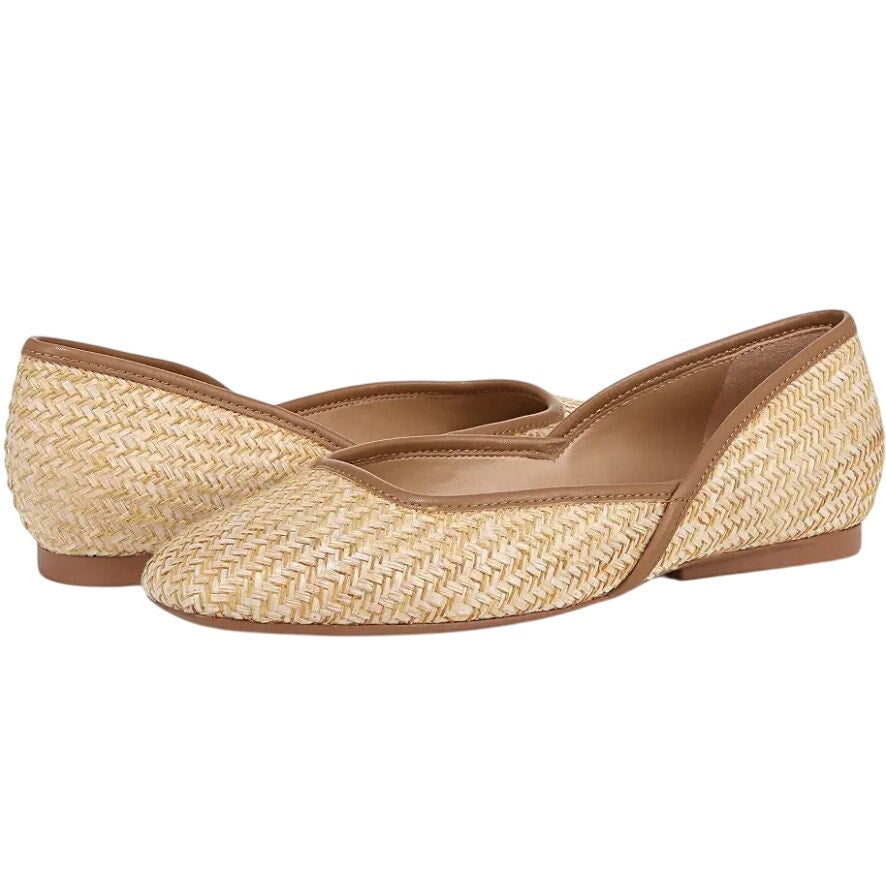 Naturalizer Womens Cody2 Skimmer Flats Size 10 Wide EU 41 Tan NIB