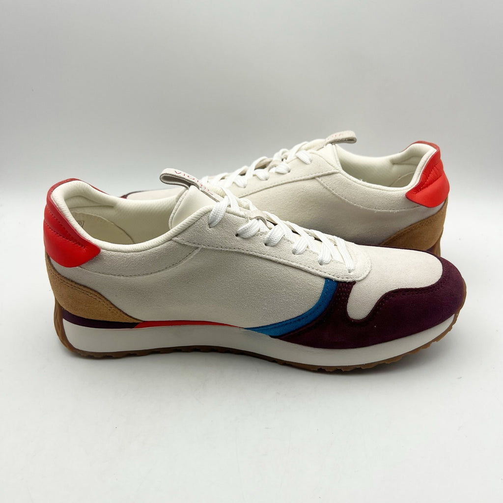 Vionic Womens Monarch Casual Sneakers Size 10 EU 41 Off White Multi Suede NIB