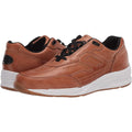 SAS Mens Journey Lux Leather Sneakers US 9.5 M Brown White Lace Up NIB