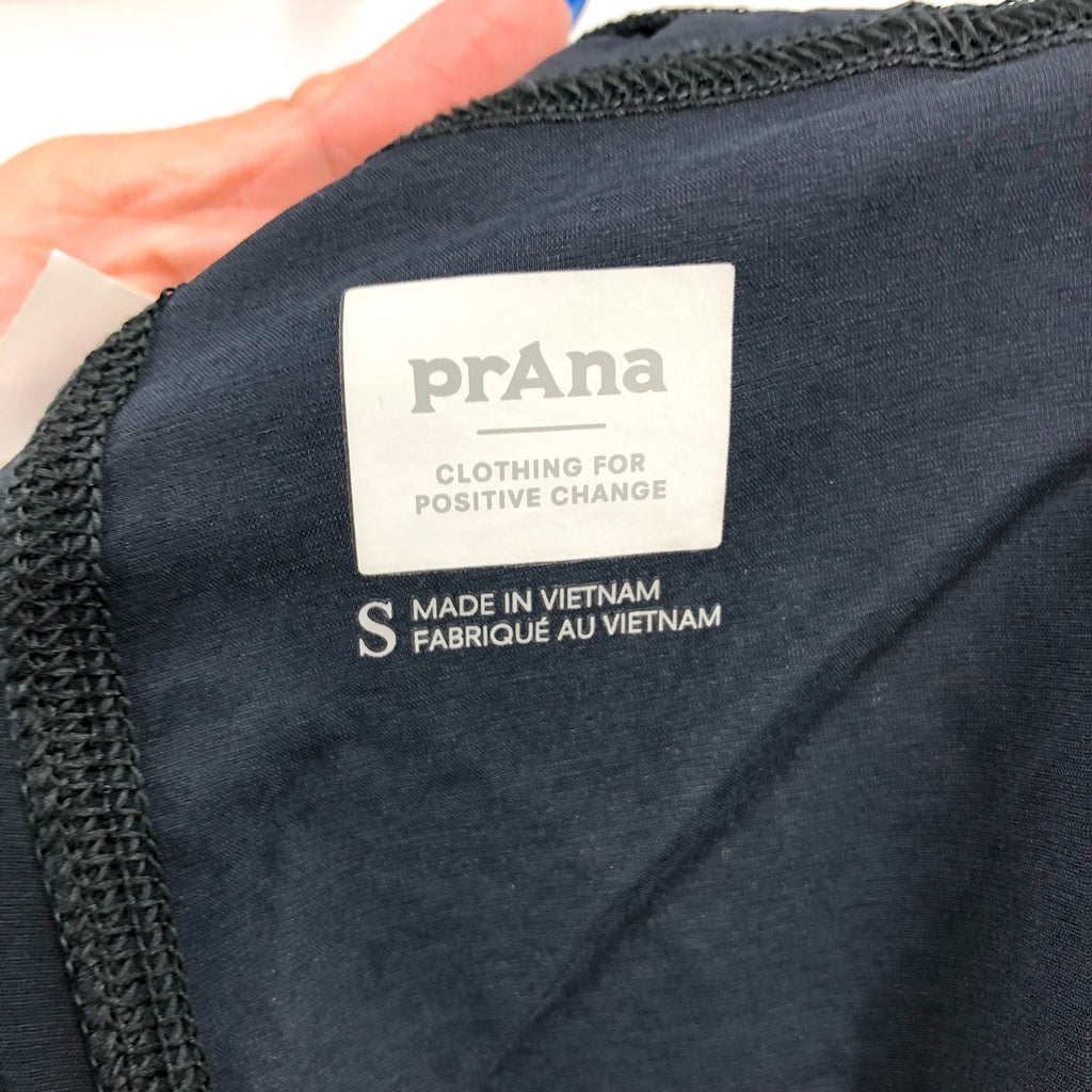 PRANA Women's Koen Capri Pants Small Black Pull-On Drawstring NWT