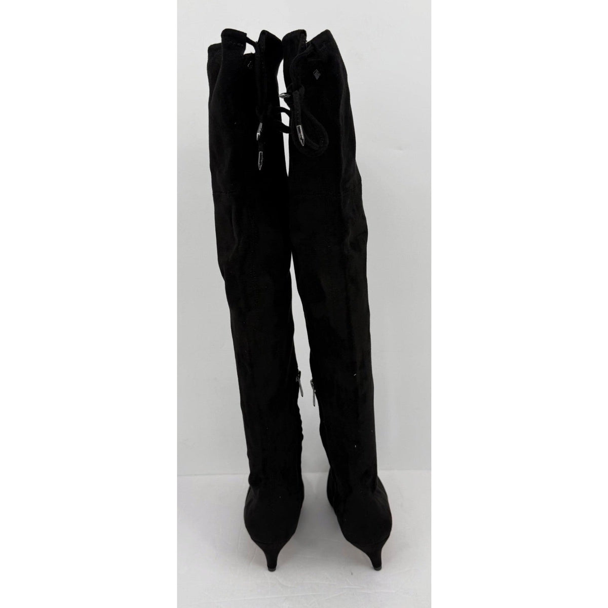 Sam Edelman Womens Kristie Over the Knee Boots Size 9 EU 39 Black Suede NWOB