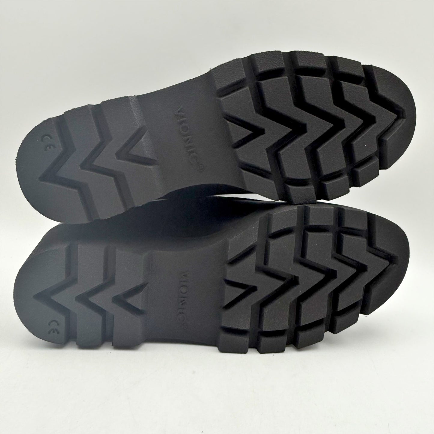 Vionic Womens Anaheim Wedge Oxford Derby Shoes US 6 M Black Leather NIB