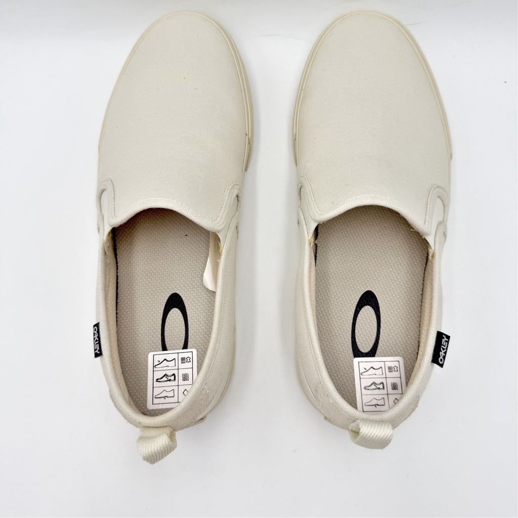 Oakley Mens B1B Classic Slip-on Casual Shoes Size 8 EU 41.5 White Sneakers NWOB