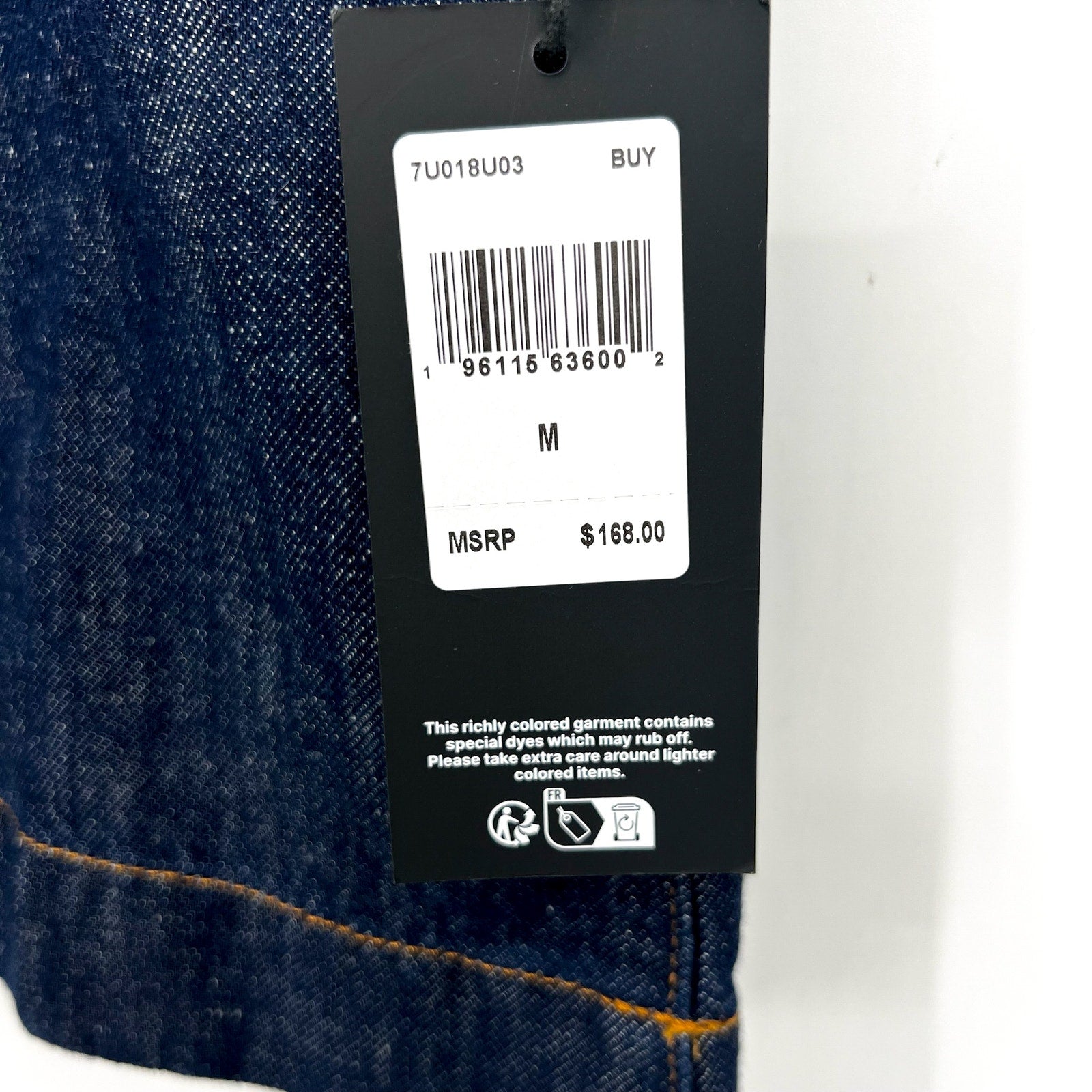 7 FOR ALL MANKIND Sleeveless Denim Top Medium Blueberry Cotton Linen NWT