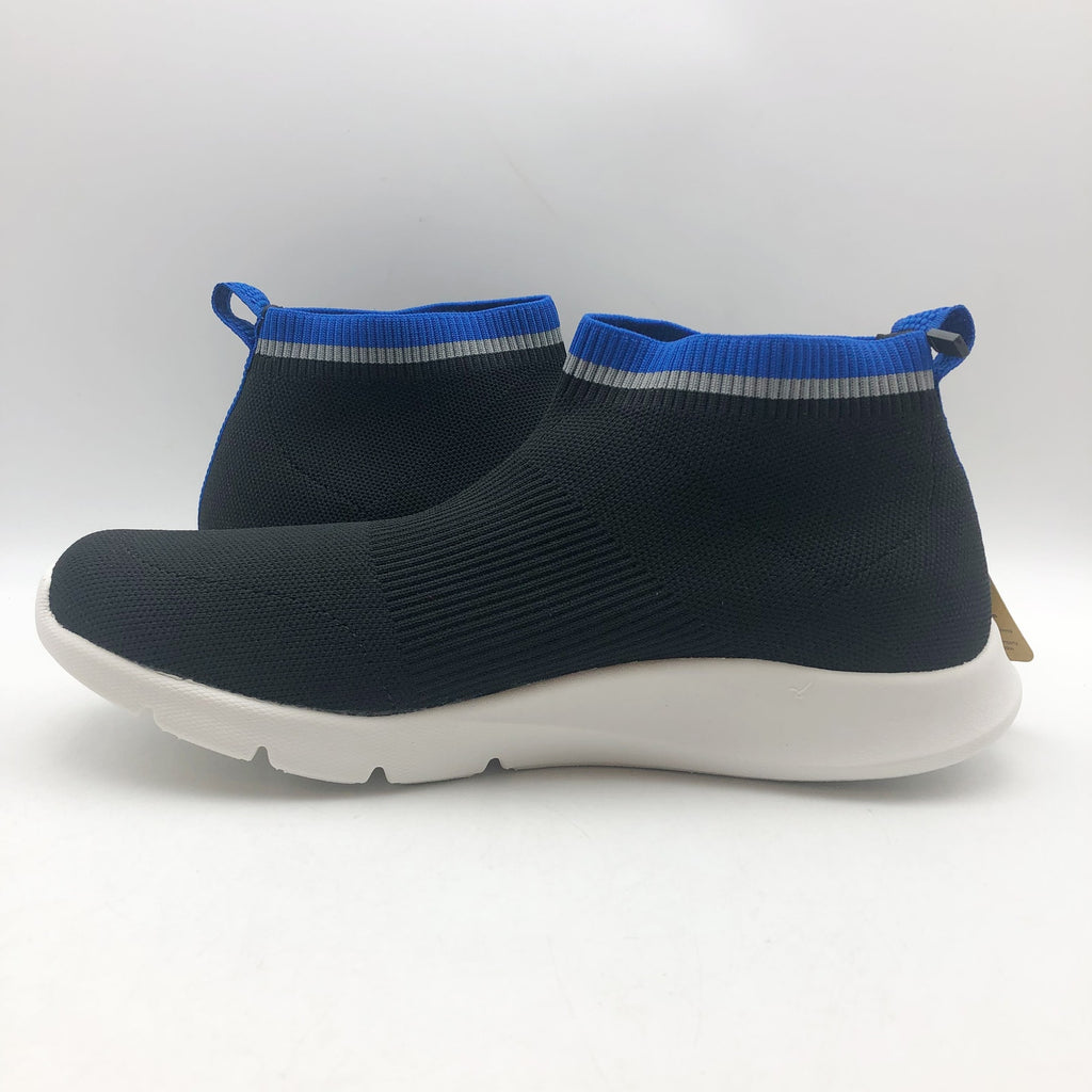 Spenco Waco Womens Pure Love Knit Sneakers 10 WIDE  Black Slip On NIB