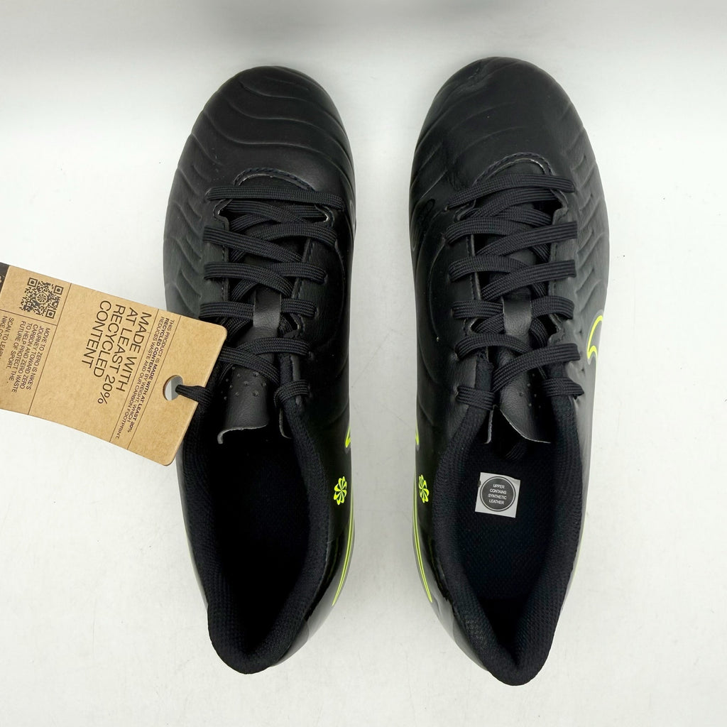 Nike Big Kids Legend 10 Club Soccer Cleats Youth 3.5 Black Yellow DV4352 NWOB