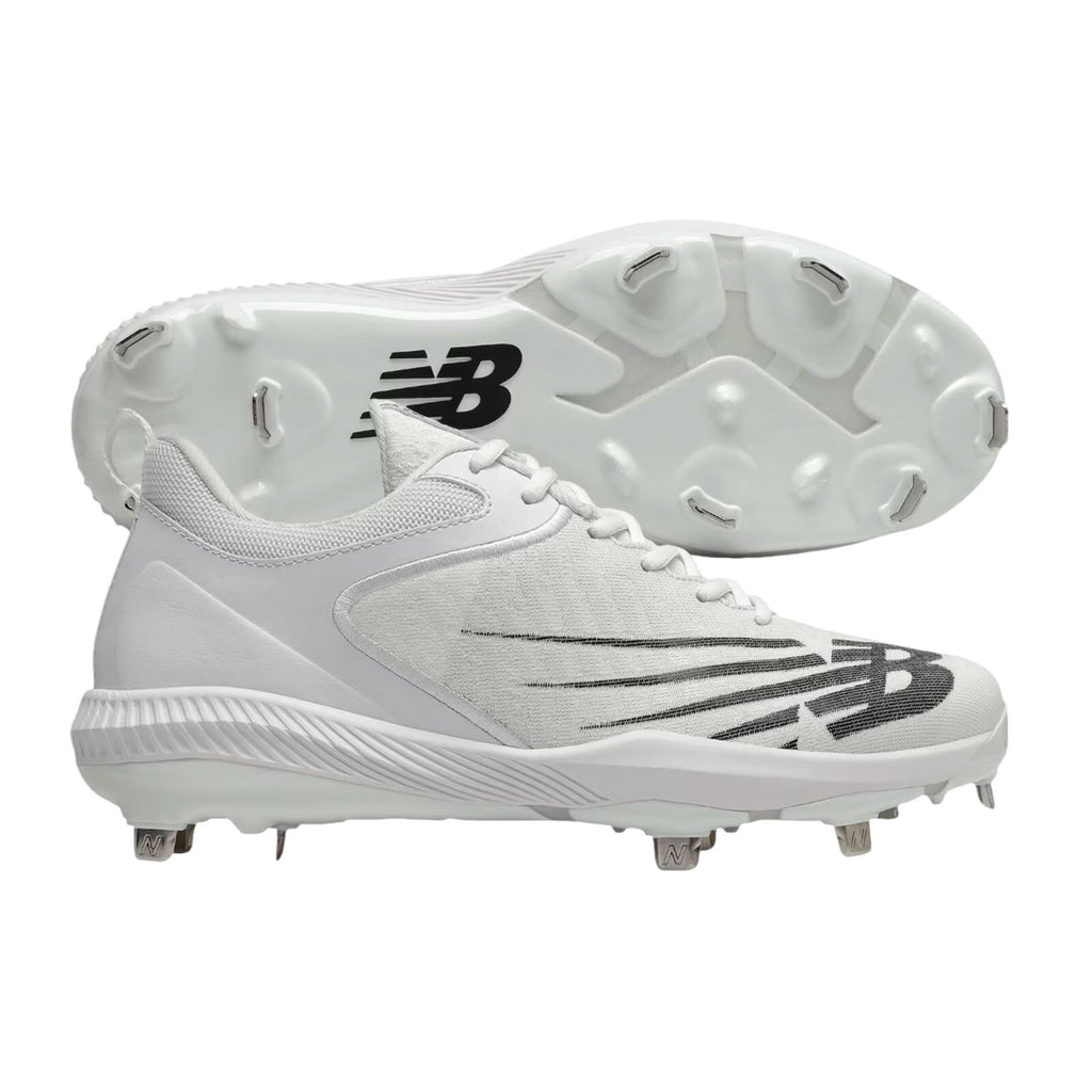 New Balance Mens Fuel Cell L4040v6 Low Metal Baseball Cleats US 13 D White NWOB