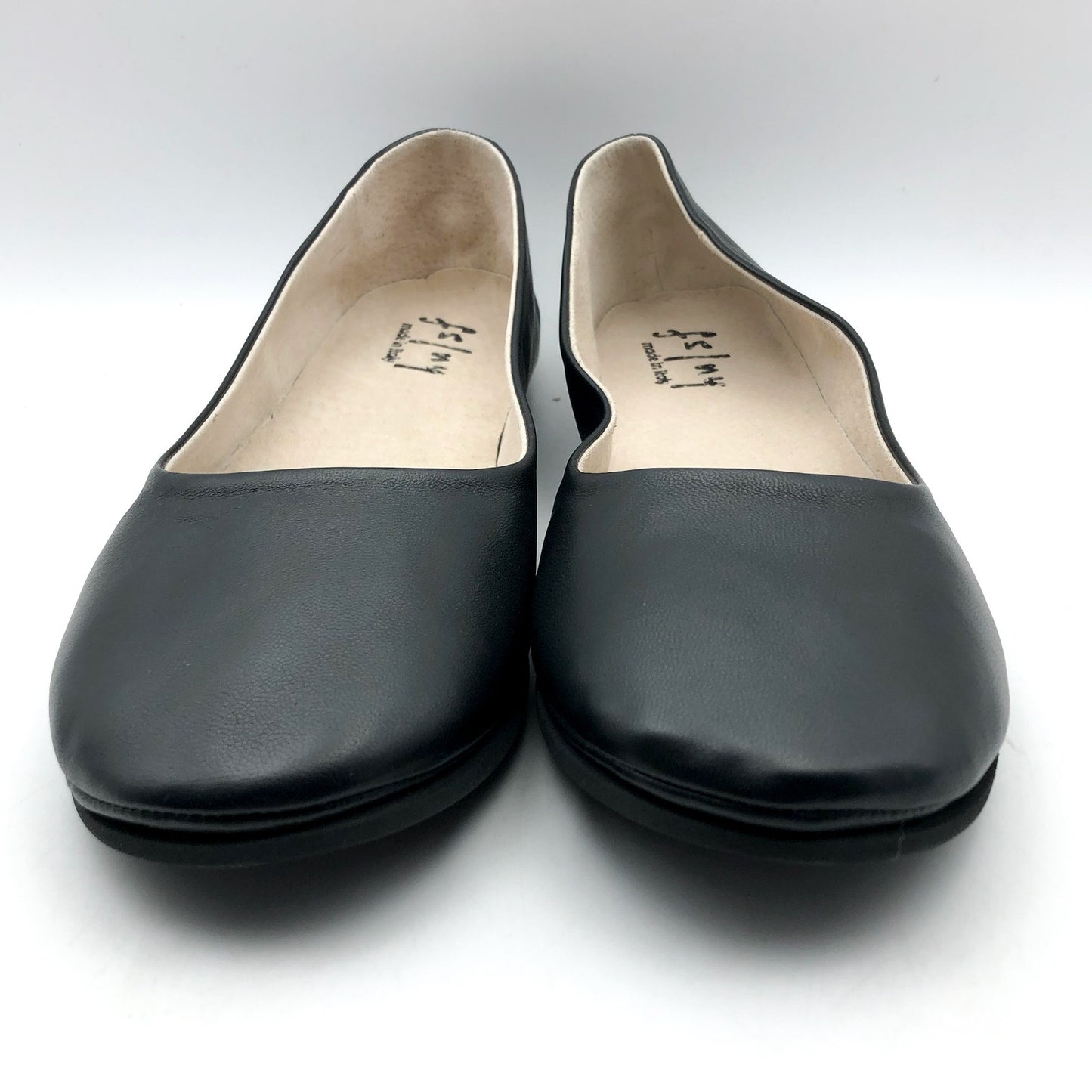 French Sole Womens Sloop Slip On Flats US 11 Black Nappa Leather Slip On NIB