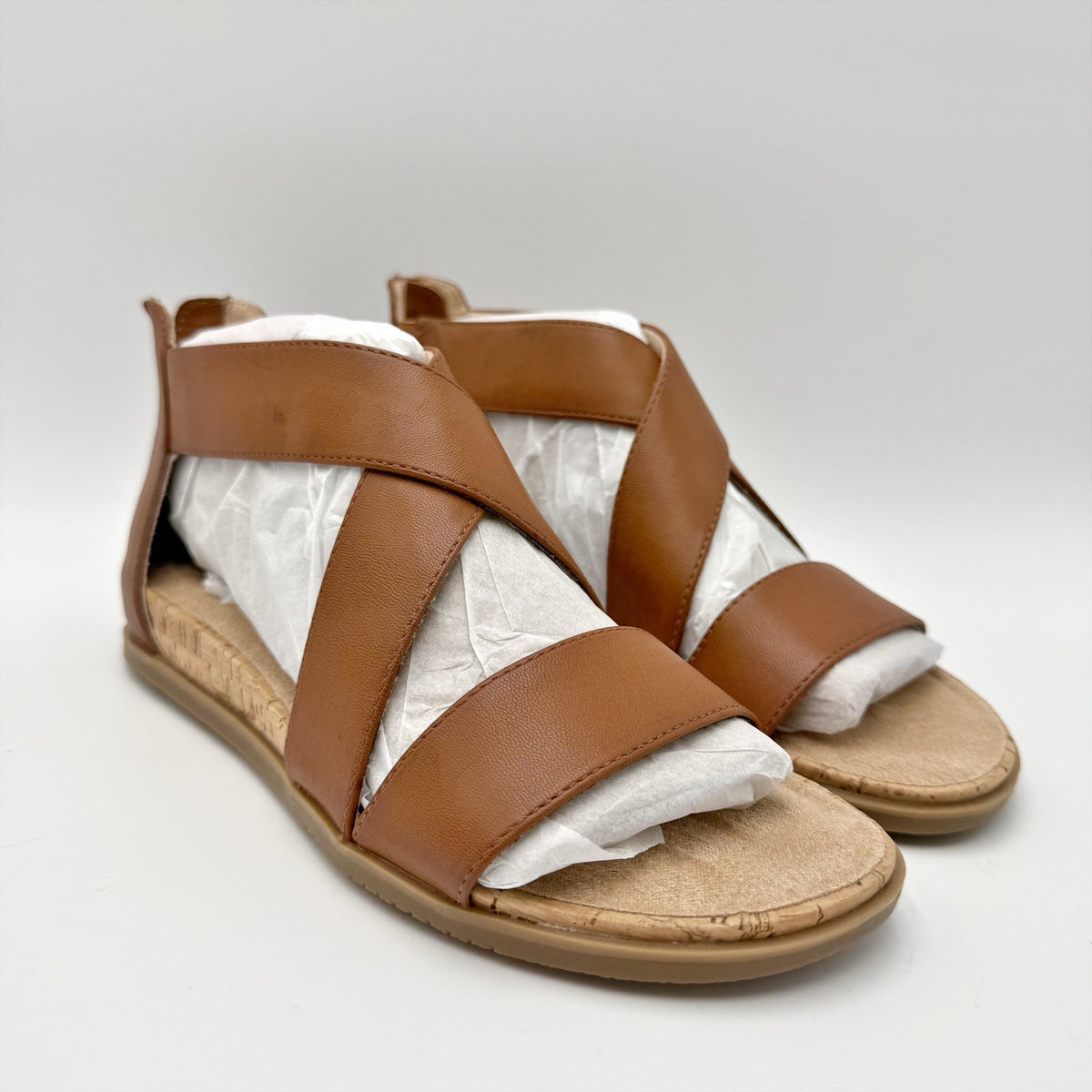 Soul Naturalizer Womens Cindi Sandals Size 7.5 M EU 38 Toffee Brown NIB