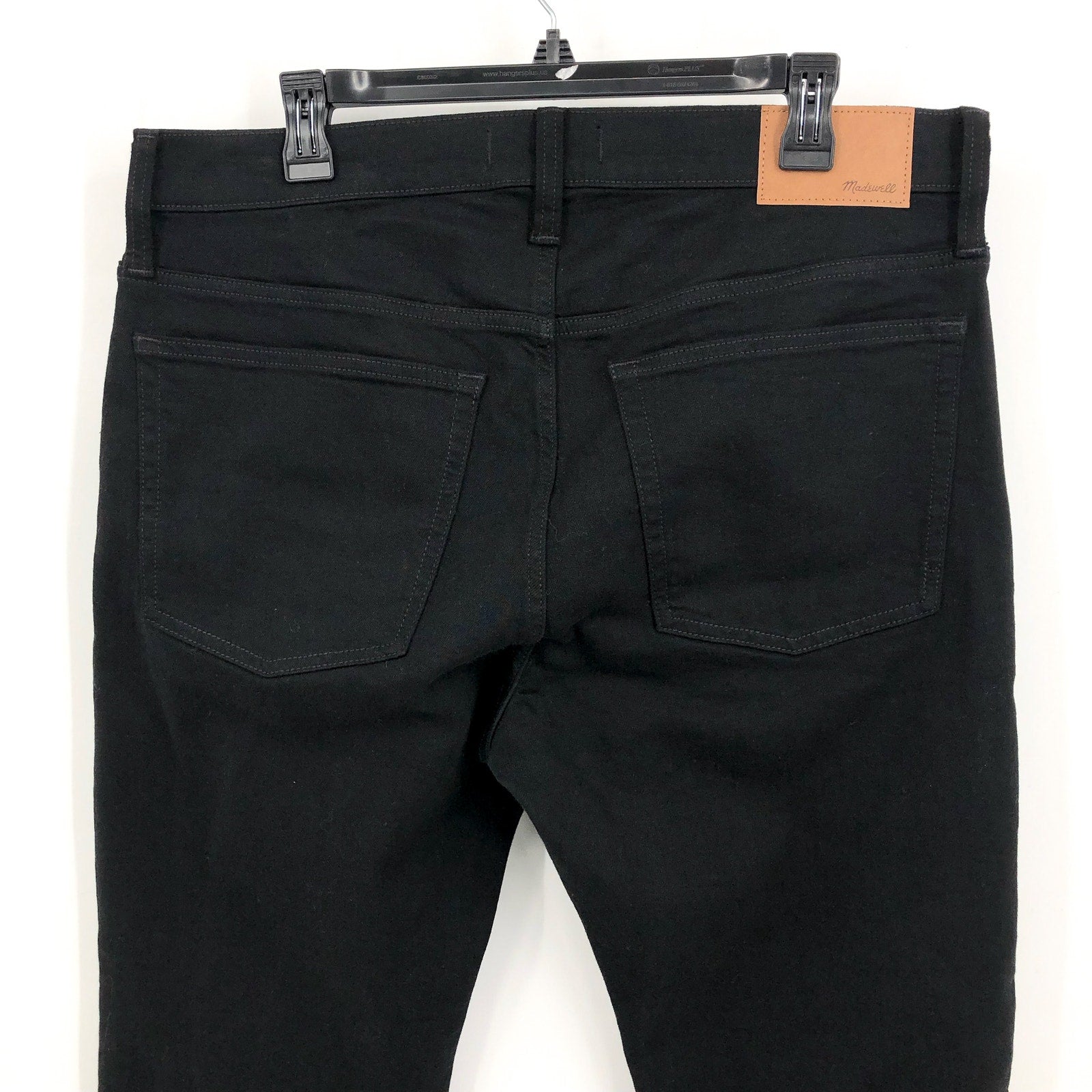 MADEWELL Men's Athletic Slim Jeans 35x30 Black Bainhart COOLMAX ND478 NWT