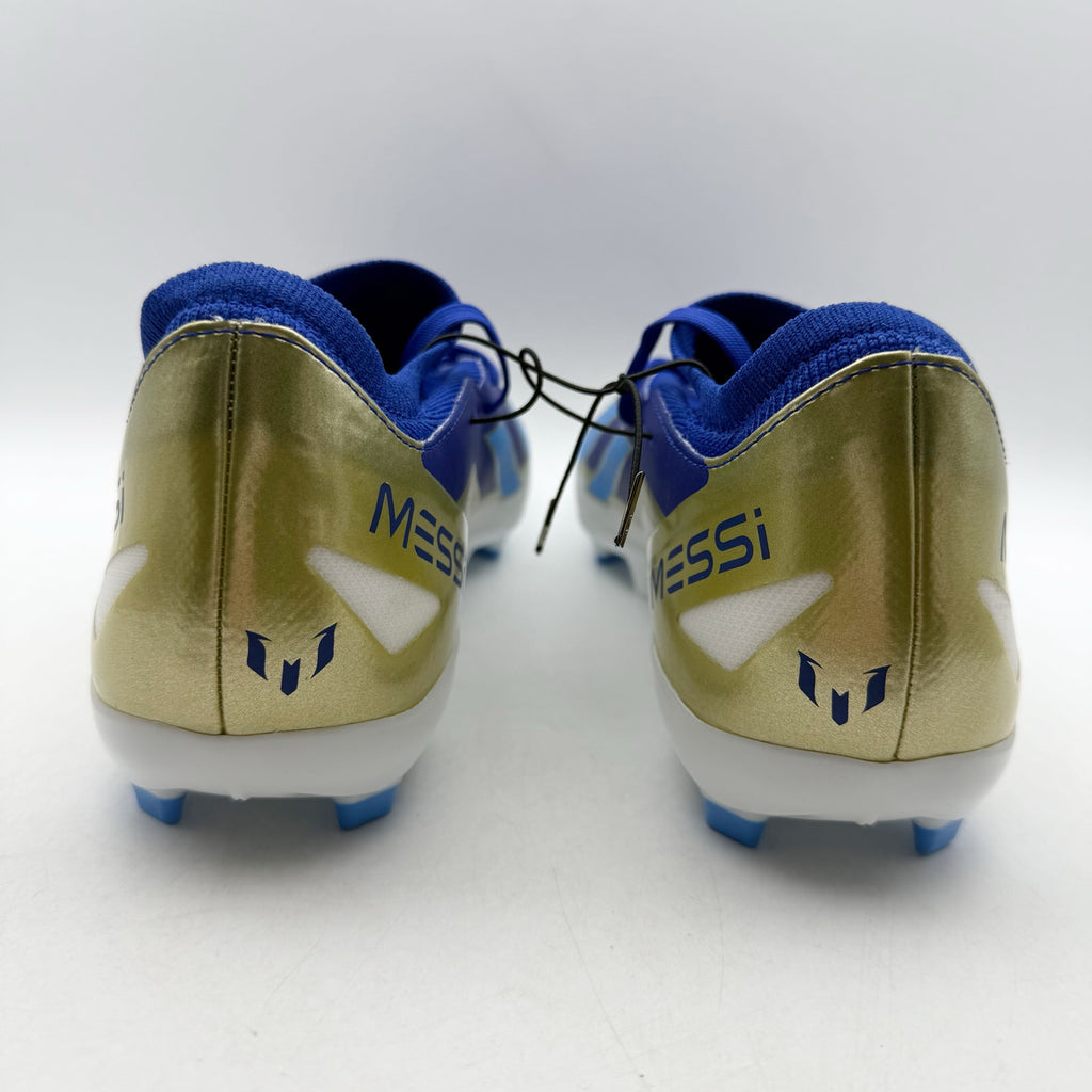 Adidas Men X Crazyfast League FG Messi Soccer Cleats US 11 Blue Gold NWOB