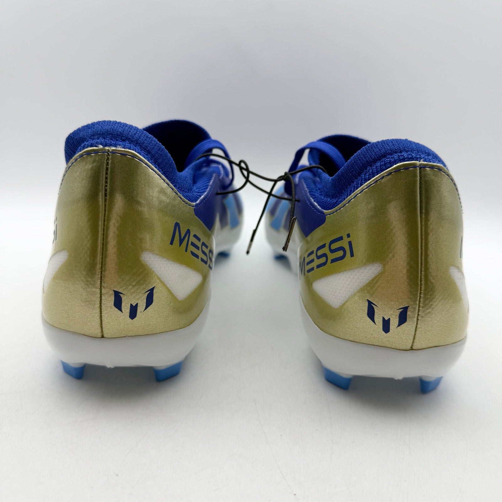 Adidas Men X Crazyfast League FG Messi Soccer Cleats US 11 Blue Gold NWOB
