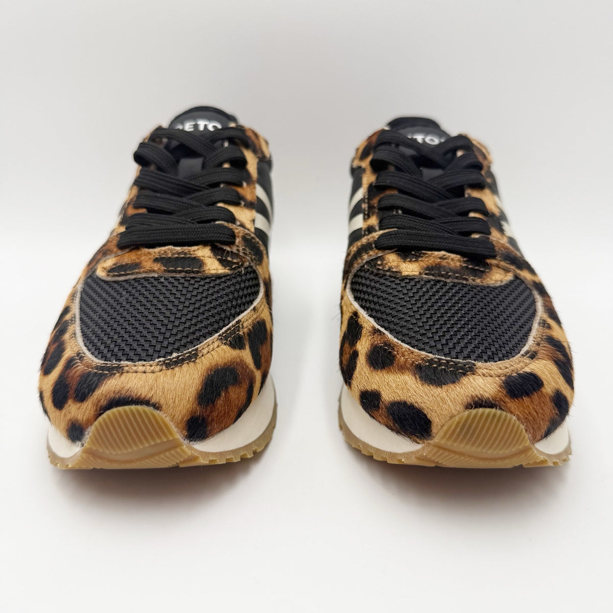 Tretorn Womens Loyola Casual Sneakers Size 5 EU 35 Leopard Black Suede NWOB
