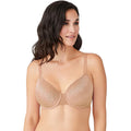 WACOAL Women's 36D Back Appeal Balcony Bra Praline Molded Cup 853303 NWT