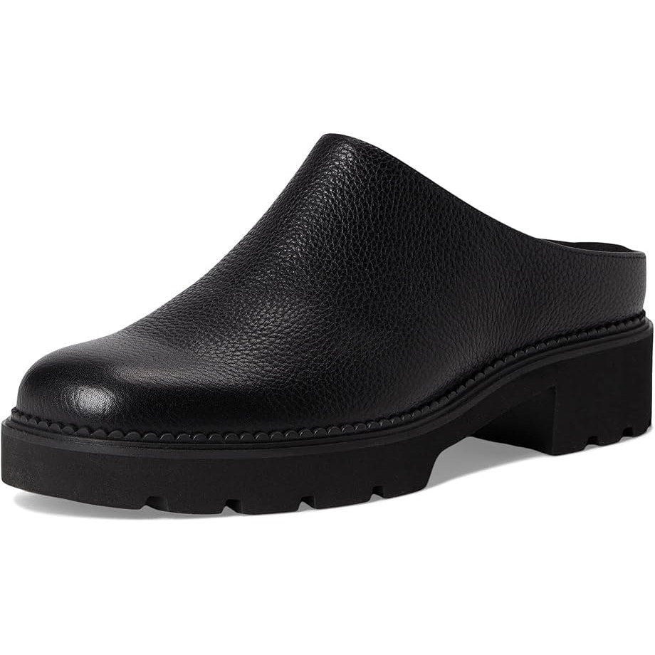 Vionic Womens Fairfax Clogs US 6.5 M EU 36.5 Black Vegan Leather Slip On NIB