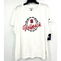 CHAMPION Womens N Carolina State Wolfpack T-shirt XXL White Red Short Sleeve NWT