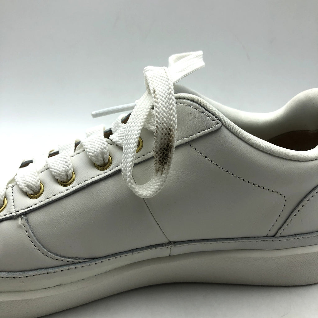Vionic Womens Elise Casual Sneakers US 8 Wide EU 38.5 White Leather NIB