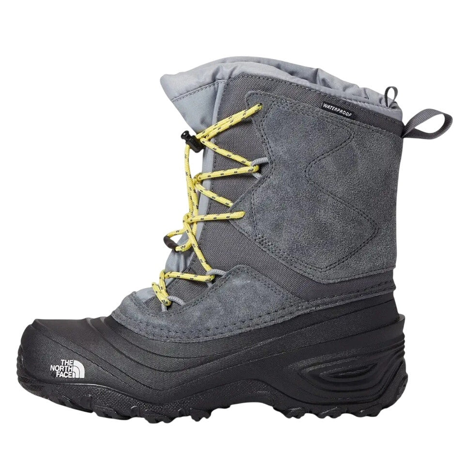 The North Face Kids Alpenglow V Winter Boots US 11 EU 28 Grey Waterproof NIB