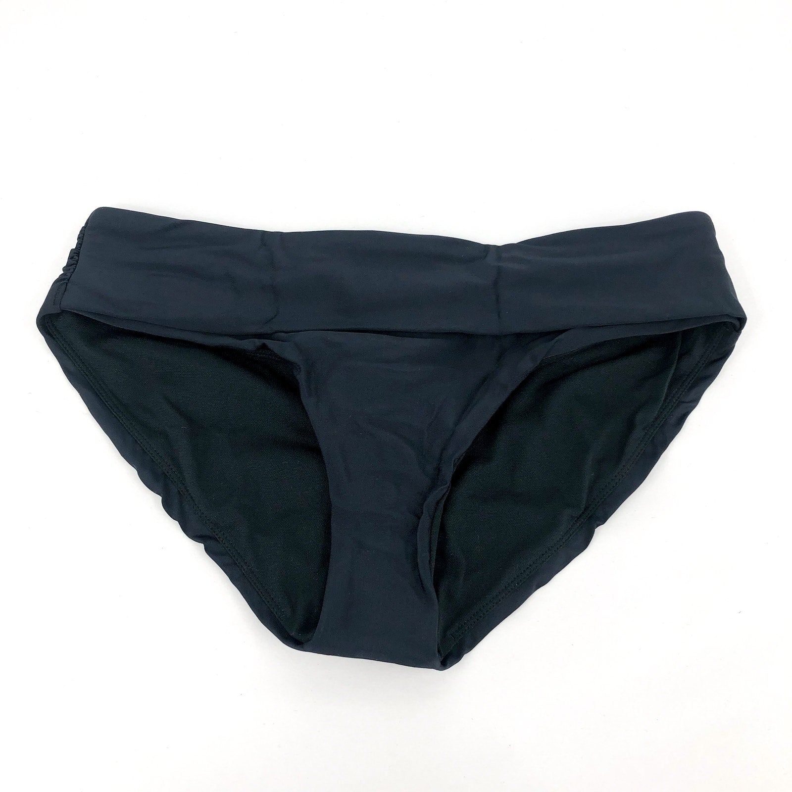 PRANA Women's Marta Bikini Bottoms XS Black Hipster UPF 50+ NWT