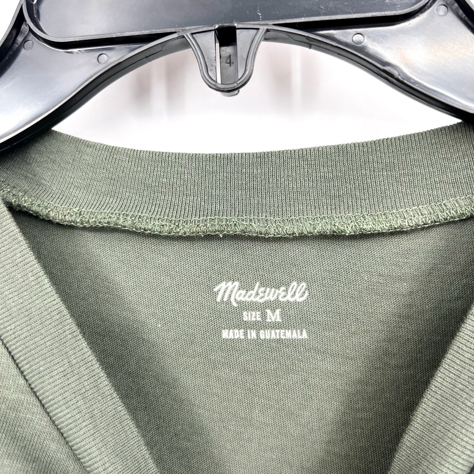 MADEWELL Women's Northside Vintage Muscle Tank Top Medium Foraged Green NWT
