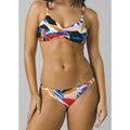 PRANA Women's Elina Reversible Swim Bottoms Medium Pink Tropics Print Floral NWT